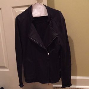 Cool faux stretch suede! Worn once